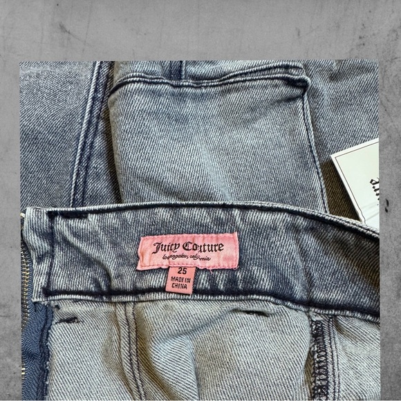NWT Juicy Couture Cargo Jean Skirt Size - Picture 5 of 5